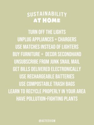 Sustainable Living Tips: 100 Ways To Live Sustainably